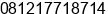 Fax number of Mr. RIZAL. at MAKASSAR